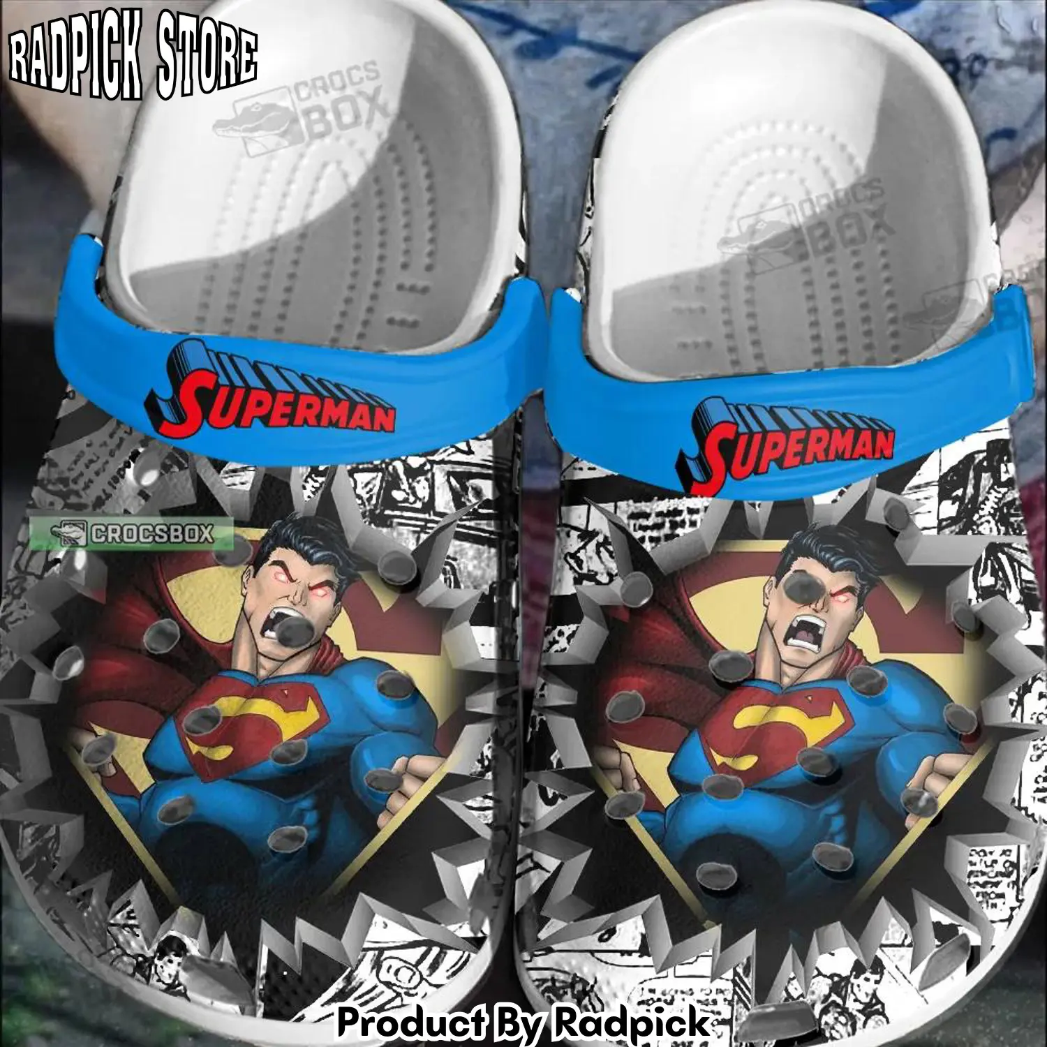Radpick superman kryptonite crocss rp6521029